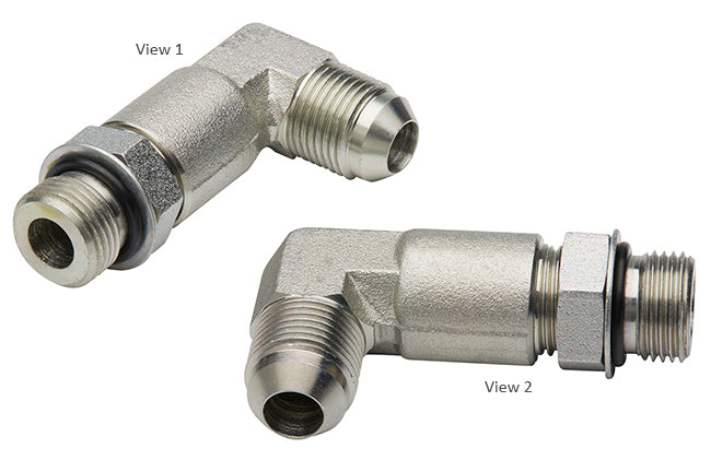 031447 - ELBOW-90 D 1/2 TUBE-3/4-16 SAE