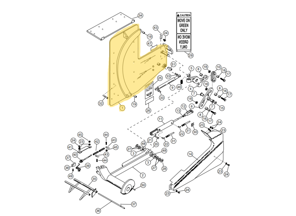 Star 4 Truk Stop Vehicle Restraint Replacement Parts (For Serial Number 10219276 and Higher)