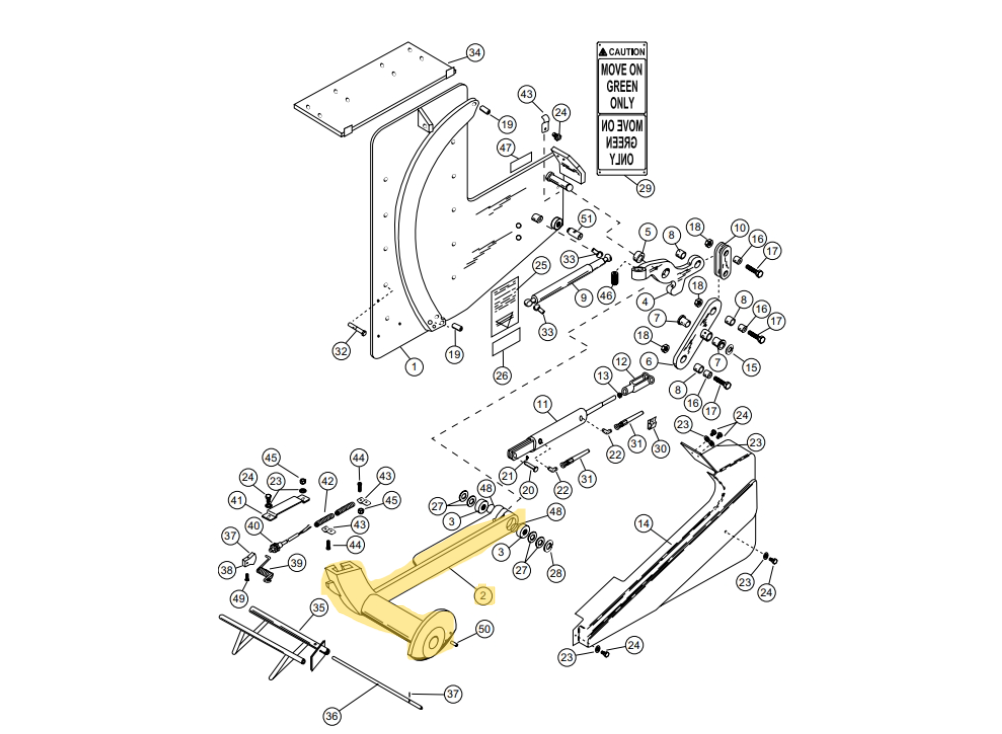 Star 4 Truk Stop Vehicle Restraint Replacement Parts (For Serial Number 10219276 and Higher)