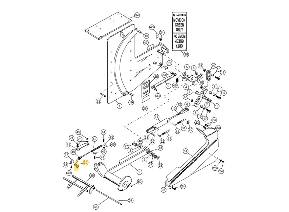 Star 4 Truk Stop Vehicle Restraint Replacement Parts (For Serial Number 10219276 and Higher)