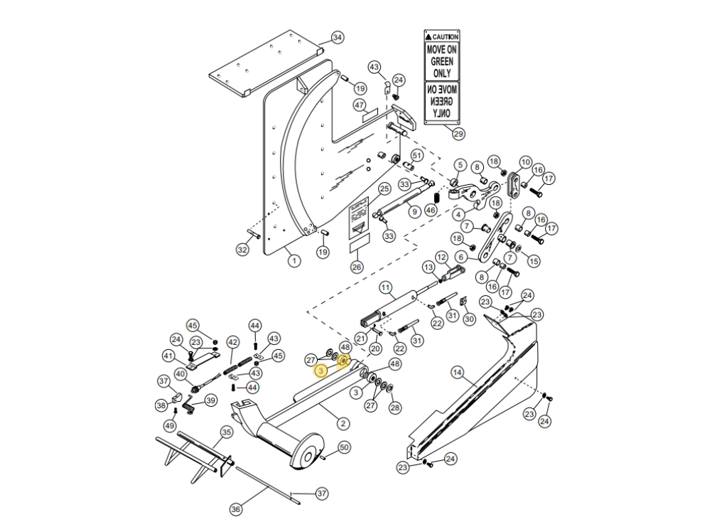 Star 4 Truk Stop Vehicle Restraint Replacement Parts (For Serial Number 10219276 and Higher)