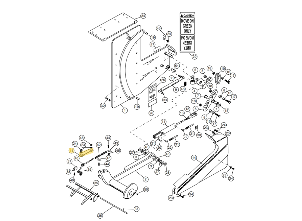 Star 4 Truk Stop Vehicle Restraint Replacement Parts (For Serial Number 10219276 and Higher)