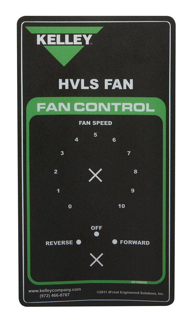 6009521 - LABEL, REMOTE FAN KELLEY