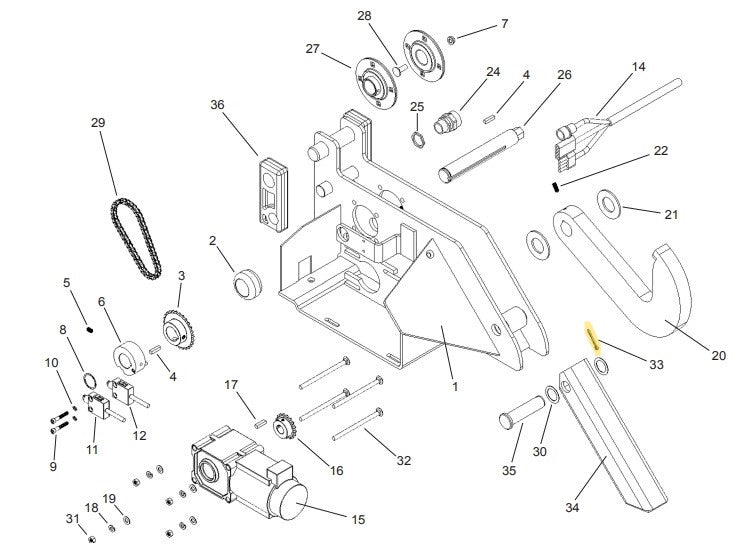 APS 2000 Vehicle Restraint Carriage Parts - APS Resource/Serco