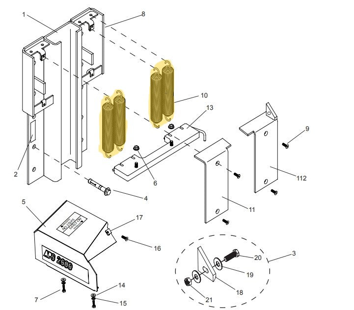 APS 2000 Vehicle Restraint Mounting Parts - APS Resource/Serco