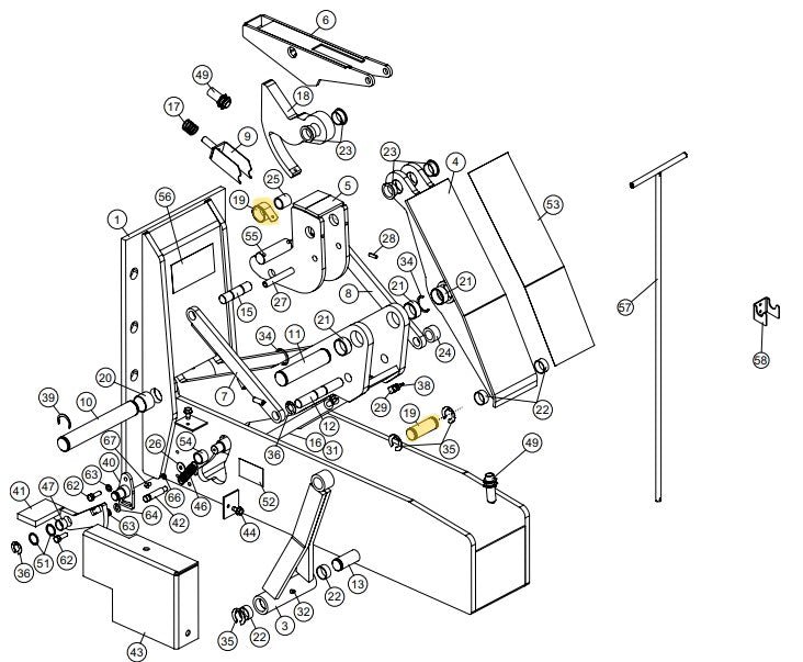 SL 10, 20, and 40 Manual Vehicle Restraints Spare Parts