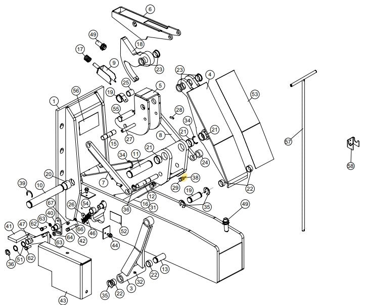 SL 10, 20, and 40 Manual Vehicle Restraints Spare Parts