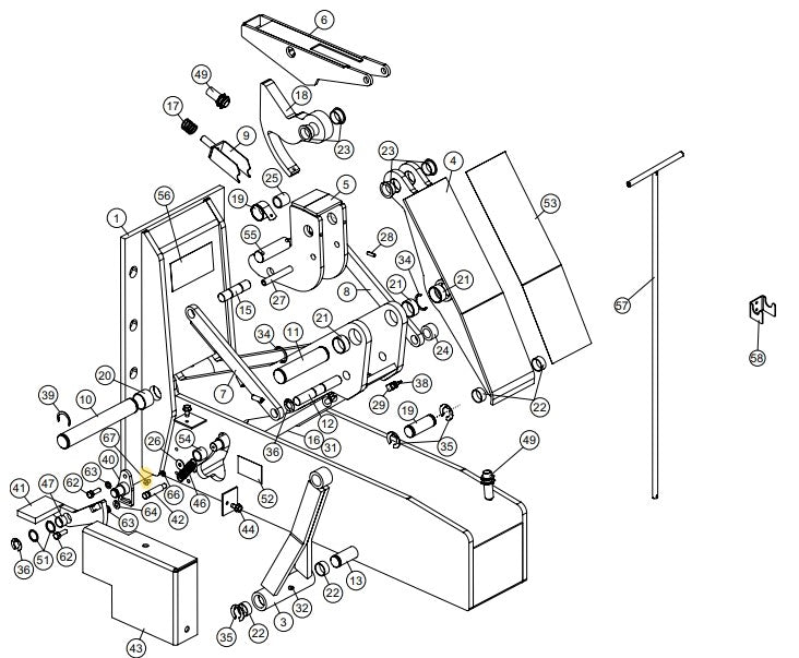 SL 10, 20, and 40 Manual Vehicle Restraints Spare Parts