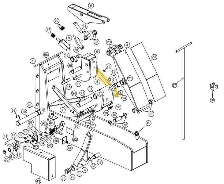 SL 10, 20, and 40 Manual Vehicle Restraints Spare Parts