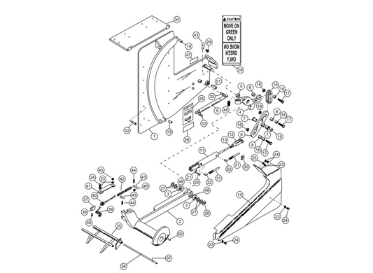 Star 4 Truk Stop Vehicle Restraint Replacement Parts (For Serial Number 10219276 and Higher)