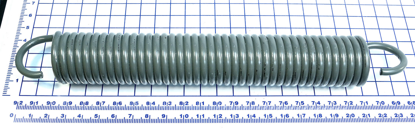 52100 - Extension Spring 23-1/2"lg 3"od, 41 coils .435 wire