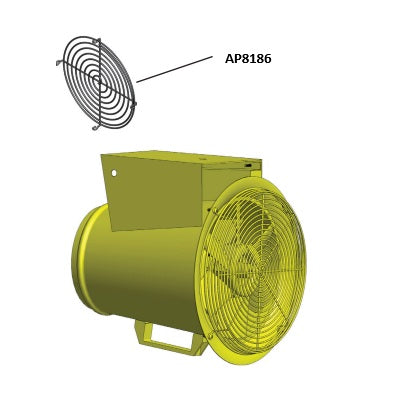 AP8186 - KIT, FAN GRILL W/ HARDWARE
