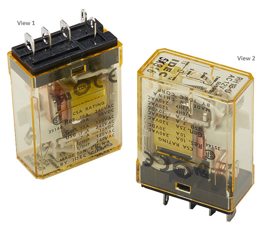 AP9726 - RELAY, 12 VAC, 10 AMP, SINGLE PO