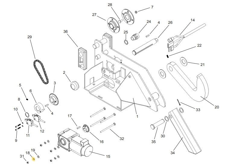 APS 2000 Vehicle Restraint Carriage Parts - APS Resource/Serco