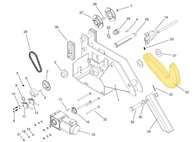 APS 2000 Vehicle Restraint Carriage Parts - APS Resource/Serco
