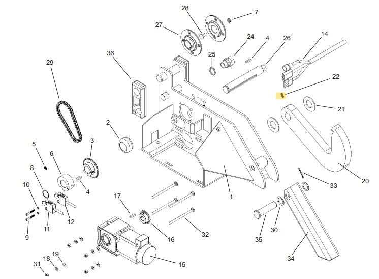 APS 2000 Vehicle Restraint Carriage Parts - APS Resource/Serco