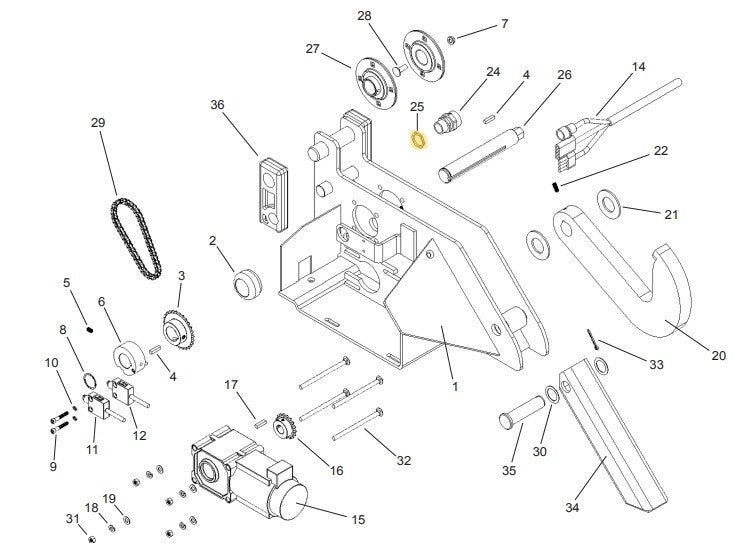 APS 2000 Vehicle Restraint Carriage Parts - APS Resource/Serco