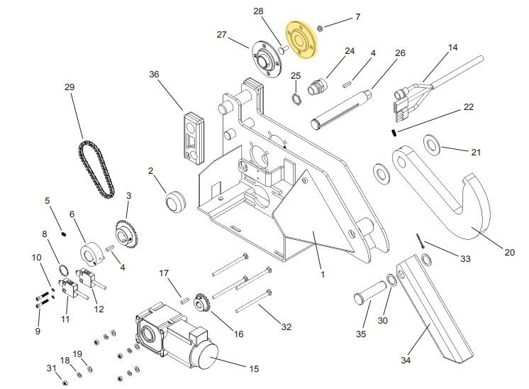 APS 2000 Vehicle Restraint Carriage Parts - APS Resource/Serco