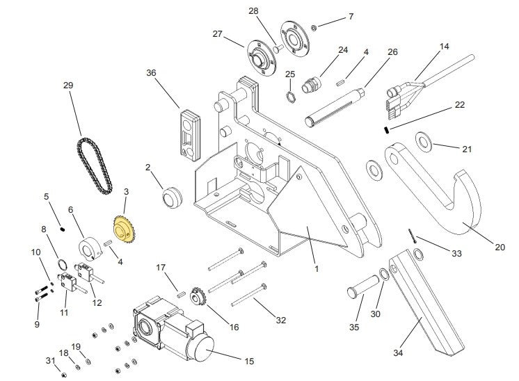 APS 2000 Vehicle Restraint Carriage Parts - APS Resource/Serco