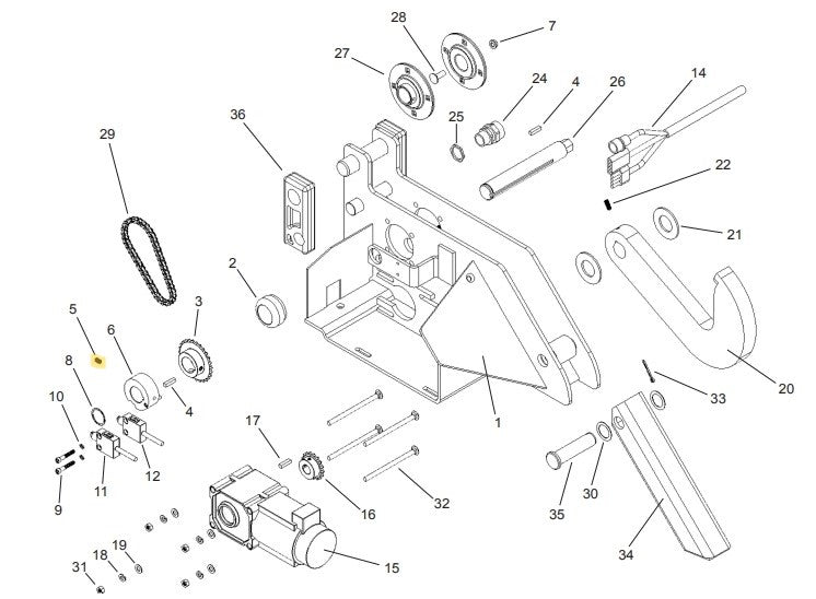 APS 2000 Vehicle Restraint Carriage Parts - APS Resource/Serco