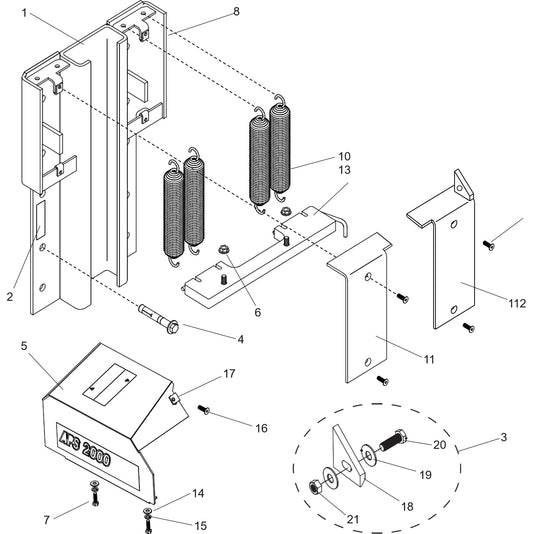 APS 2000 Vehicle Restraint Mounting Parts - APS Resource/Serco