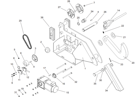 APS 2000 Vehicle Restraint Carriage Parts - APS Resource/Serco