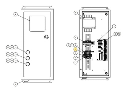 Star 4 LA Truk Stop Control Panel Replacement Parts (For Serial Number 61627800 and Higher)