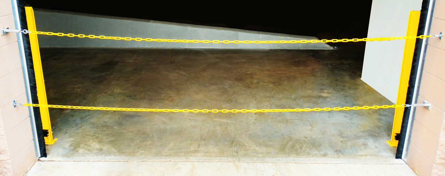 Dual Chain Dock Safety Barrier