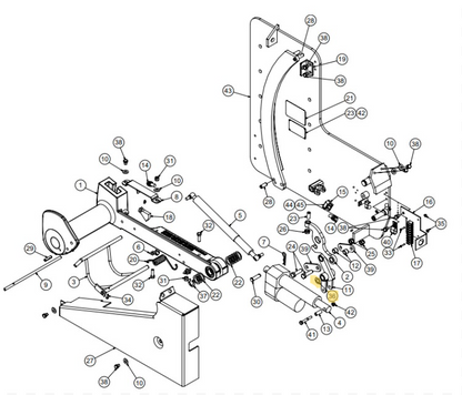Star 4 LA Truk Stop Vehicle Restraint Replacement Parts (For Serial Number 61627800 and Higher)