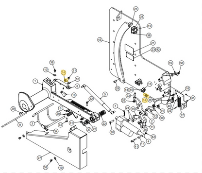 Star 4 LA Truk Stop Vehicle Restraint Replacement Parts (For Serial Number 61627800 and Higher)