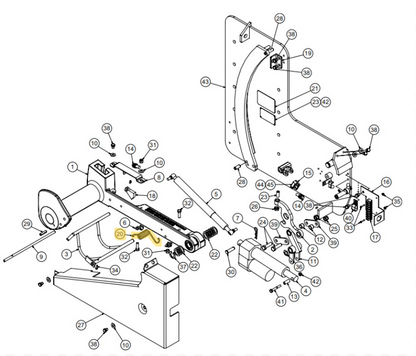 Star 4 LA Truk Stop Vehicle Restraint Replacement Parts (For Serial Number 61627800 and Higher)
