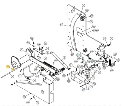 Star 4 LA Truk Stop Vehicle Restraint Replacement Parts (For Serial Number 61627800 and Higher)
