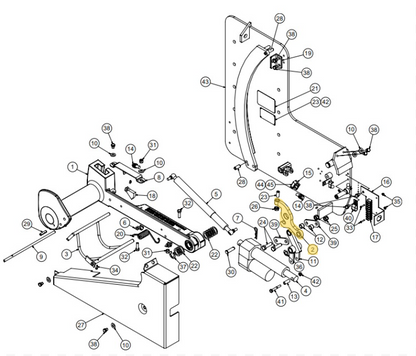 Star 4 LA Truk Stop Vehicle Restraint Replacement Parts (For Serial Number 61627800 and Higher)