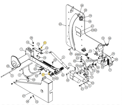 Star 4 LA Truk Stop Vehicle Restraint Replacement Parts (For Serial Number 61627800 and Higher)